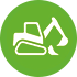 Tree removal equipment icon
